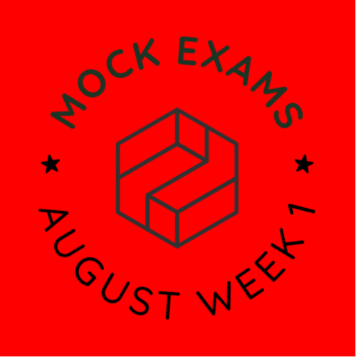 Mock Exam Aug Wk1