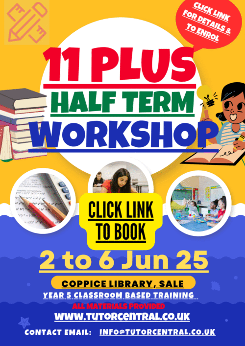 11+ Half-Term Workshop - Jun 2025
